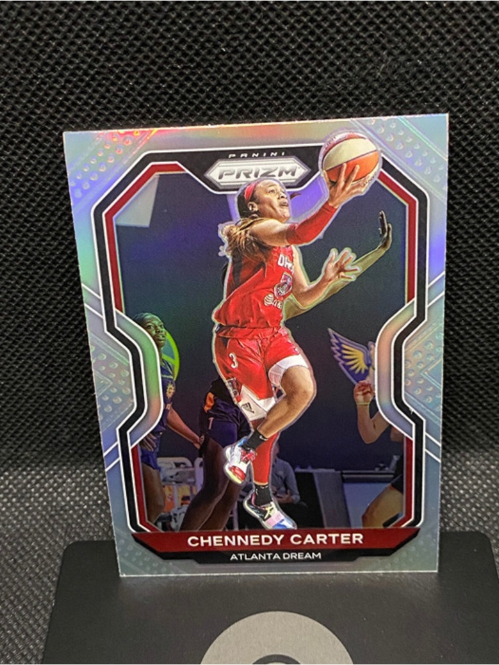 #49 Chennedy Carter Silver 2021 WNBA Panini Prizm Basketball Atlanta Dream Card